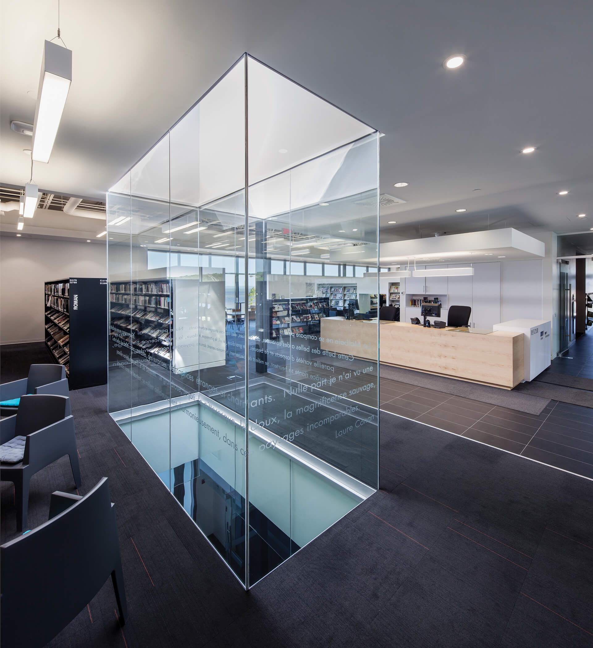 Laure-Conan library and city hall in La Malbaie - Circum Architecture